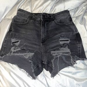 denim shorts